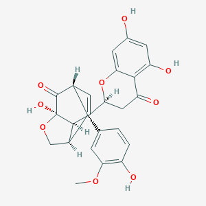 molecular formula C25H22O9 B192389 (+)-Silymonin CAS No. 70815-31-5