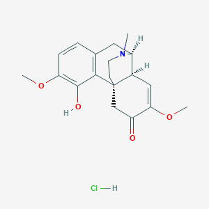 molecular formula C19H24ClNO4 B192397 Sinomenine Hydrochloride CAS No. 6080-33-7