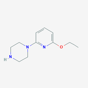 molecular formula C11H17N3O B019249 1-(6-Ethoxypyridin-2-Yl)Piperazine CAS No. 108122-25-4
