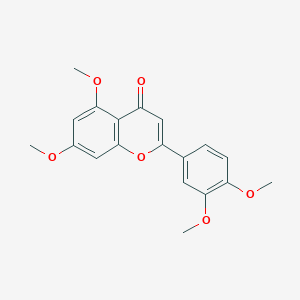 molecular formula C19H18O6 B192521 5,7,3',4'-Tetramethoxyflavone CAS No. 855-97-0