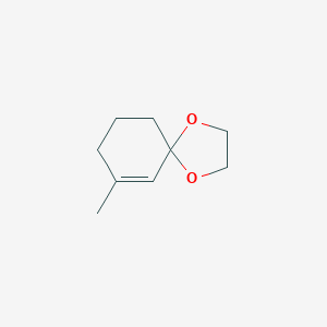 molecular formula C9H14O2 B019254 7-Methyl-1,4-dioxaspiro[4.5]dec-6-ene CAS No. 105018-99-3