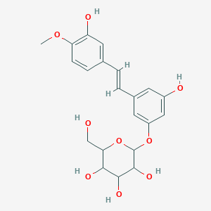 molecular formula C21H24O9 B192571 Rhapontin CAS No. 155-58-8