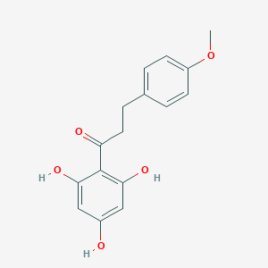 molecular formula C16H16O5 B192573 3-(4-Methoxyphenyl)-1-(2,4,6-trihydroxyphenyl)propan-1-one CAS No. 76172-68-4