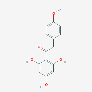 molecular formula C15H14O5 B192574 2-(4-甲氧基苯基)-1-(2,4,6-三羟基苯基)乙酮 CAS No. 15485-66-2
