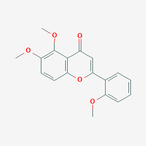 molecular formula C18H16O5 B192600 5,6,2'-Trimethoxyflavone CAS No. 16266-97-0