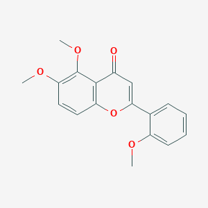 molecular formula C18H16O5 B192600 2',5,6-Trimethoxyflavone CAS No. 16266-97-0