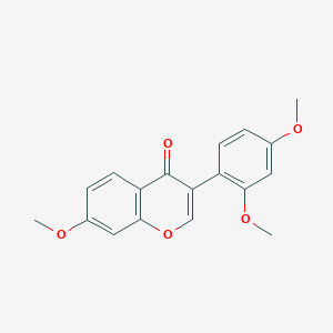 molecular formula C18H16O5 B192606 3-(2,4-Dimethoxyphenyl)-7-methoxy-4H-1-benzopyran-4-one CAS No. 7678-84-4