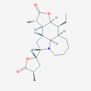 molecular formula C22H33NO4 B192615 块茎天门冬碱 CAS No. 6879-01-2
