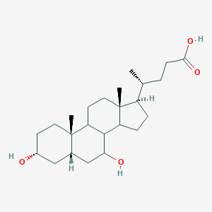 molecular formula C24H40O4 B192624 Ursodeoxycholic Acid CAS No. 128-13-2