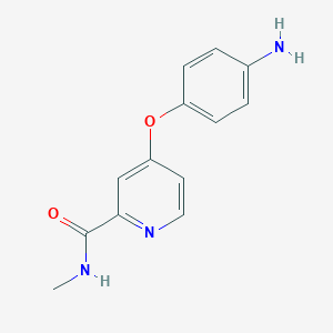 molecular formula C13H13N3O2 B019265 4-(4-Aminophenoxy)-N-methylpicolinamide CAS No. 284462-37-9