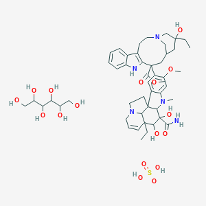 molecular formula C43H57N5O11S B192654 Vindesine Sulfate CAS No. 59917-39-4