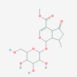 molecular formula C17H24O10 B192655 Verbenalin CAS No. 548-37-8