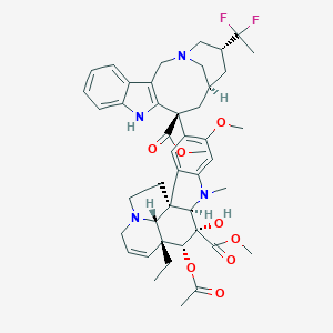 molecular formula C45H54F2N4O8 B192657 Vinflunine CAS No. 162652-95-1