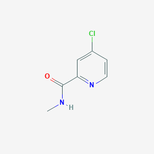 molecular formula C7H7ClN2O B019266 4-氯-N-甲基吡啶甲酰胺 CAS No. 220000-87-3