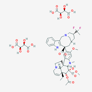 molecular formula C53H66F2N4O20 B192661 Vinflunine ditartrate CAS No. 194468-36-5