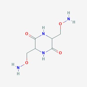 molecular formula C6H12N4O4 B192732 Cycloserine diketopiperazine CAS No. 1204-99-5