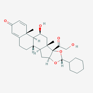 molecular formula C28H38O6 B192742 Desisobutyryl-ciclesonide CAS No. 161115-59-9