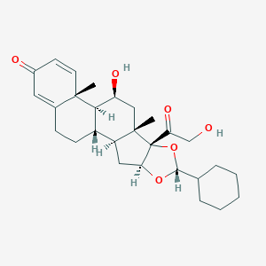 molecular formula C28H38O6 B192742 Desisobutyryl Ciclesonide CAS No. 161115-59-9