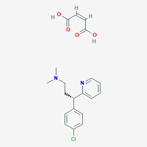 molecular formula C20H23ClN2O4 B192745 Dexchlorpheniramine maleate CAS No. 2438-32-6