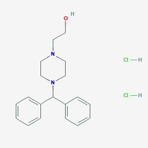 molecular formula C19H24N2O 2HCl B192758 4-(二苯甲基)-1-哌嗪乙醇二盐酸盐 CAS No. 108983-83-1