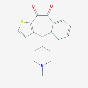 molecular formula C19H17NO2S B192781 9,10-Dioxo Ketotifen CAS No. 43076-16-0