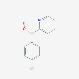 molecular formula C12H10ClNO B192788 4-Chlorophenyl-2-pyridinylmethanol CAS No. 27652-89-7