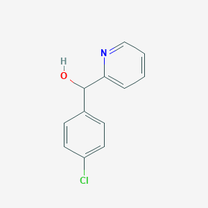 molecular formula C12H10ClNO B192788 (4-Chlorophenyl)(pyridin-2-yl)methanol CAS No. 27652-89-7