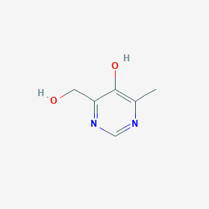 molecular formula C6H8N2O2 B019280 4-(Hydroxymethyl)-6-methylpyrimidin-5-ol CAS No. 101708-13-8