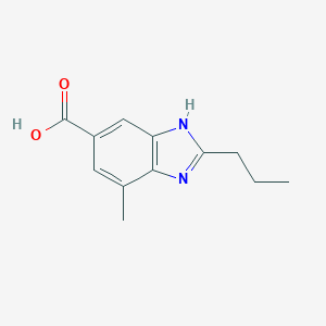 molecular formula C12H14N2O2 B192812 4-Methyl-2-propyl-1H-benzo[d]imidazole-6-carboxylic acid CAS No. 152628-03-0