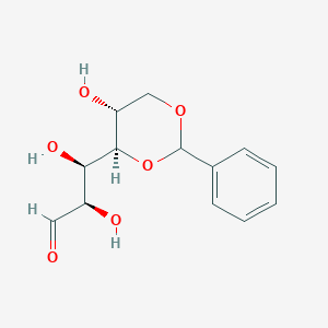molecular formula C13H16O6 B019282 4,6-O-苄亚甲基-D-葡萄糖 CAS No. 30688-66-5