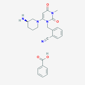 molecular formula C25H27N5O4 B192834 Alogliptin Benzoate CAS No. 850649-62-6