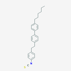 molecular formula C27H29NS B019284 4-Hexyl-4'-[2-(4-isothiocyanatophenyl)ethyl]-1,1'-biphenyl CAS No. 110499-97-3