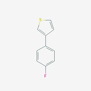 molecular formula C10H7FS B192847 3-(4-Fluorophenyl)thiophene CAS No. 119492-73-8