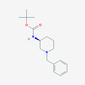 molecular formula C17H26N2O2 B192867 (S)-tert-Butyl (1-benzylpiperidin-3-yl)carbamate CAS No. 216854-24-9