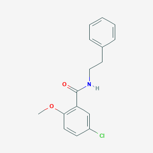 molecular formula C16H16ClNO2 B192876 5-Chloro-2-methoxy-N-(2-phenylethyl)benzamide CAS No. 33924-49-1