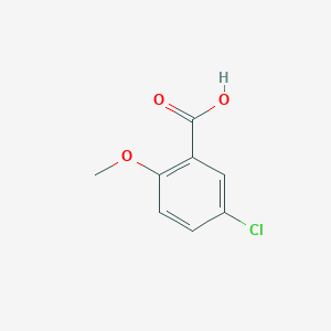 molecular formula C8H7ClO3 B192878 5-氯-2-甲氧基苯甲酸 CAS No. 3438-16-2
