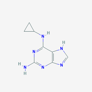 molecular formula C8H10N6 B192910 N6-环丙基-9H-嘌呤-2,6-二胺 CAS No. 120503-69-7