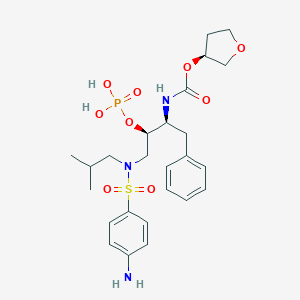 molecular formula C25H36N3O9PS B192916 Fosamprenavir CAS No. 226700-79-4