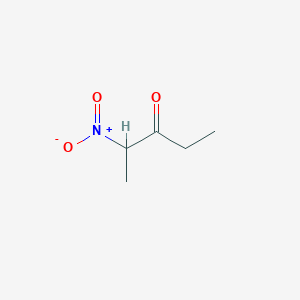molecular formula C5H9NO3 B019293 2-Nitro-3-pentanone CAS No. 13485-58-0