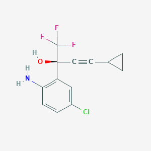 molecular formula C13H11ClF3NO B192941 (S)-1-(2-Amino-5-chlorophenyl)-1-(trifluoromethyl)-3-cyclopropyl-2-propyn-1-OL CAS No. 209414-27-7