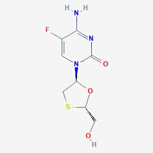 molecular formula C8H10FN3O3S B192944 2-epi-Emtricitabine CAS No. 145416-34-8