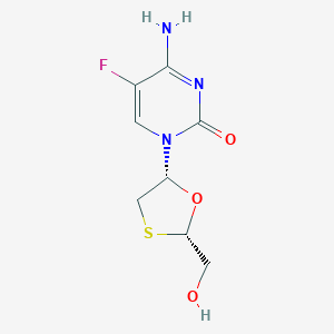 molecular formula C8H10FN3O3S B192947 Oxathiolan CAS No. 137530-41-7