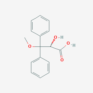 molecular formula C16H16O4 B192990 (S)-2-Hydroxy-3-methoxy-3,3-diphenylpropanoic acid CAS No. 178306-52-0