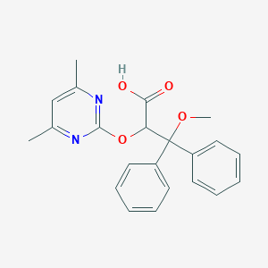 molecular formula C22H22N2O4 B192996 (+/-)-Ambrisentan CAS No. 713516-99-5