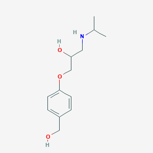 molecular formula C13H21NO3 B193002 去(异丙氧基乙基)比索洛尔 CAS No. 62572-93-4
