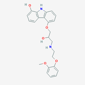 molecular formula C24H26N2O5 B193023 8-Hydroxycarvedilol CAS No. 159426-95-6
