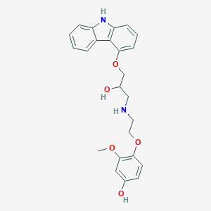 molecular formula C24H26N2O5 B193036 4-Hydroxycarvedilol CAS No. 142227-49-4