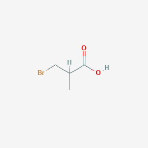 molecular formula C4H7BrO2 B193042 3-Bromo-2-methylpropionic acid CAS No. 56970-78-6