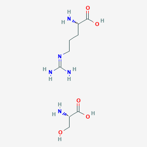 molecular formula C9H21N5O5 B019305 Arginine-serine polymer CAS No. 107408-09-3