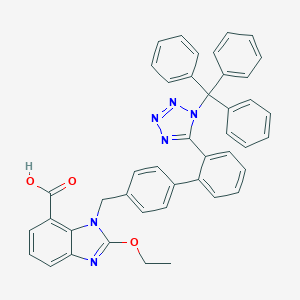 molecular formula C43H34N6O3 B193050 Trityl candesartan CAS No. 139481-72-4